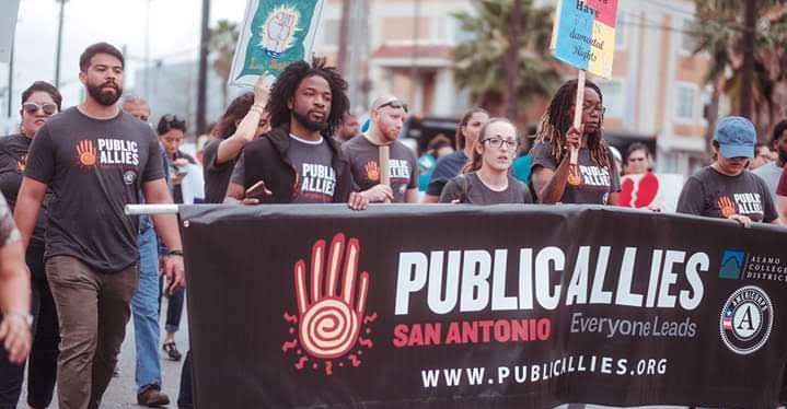 Public Allies San Antonio at the Cesar Chavez March
